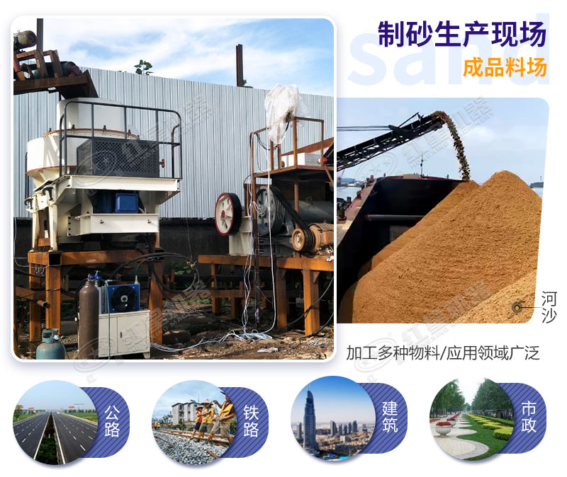 制砂生產(chǎn)線(xiàn)成品質(zhì)量高、效益高