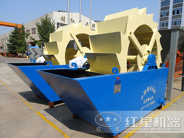 單葉輪式洗砂機(jī)，占地小，處理量小