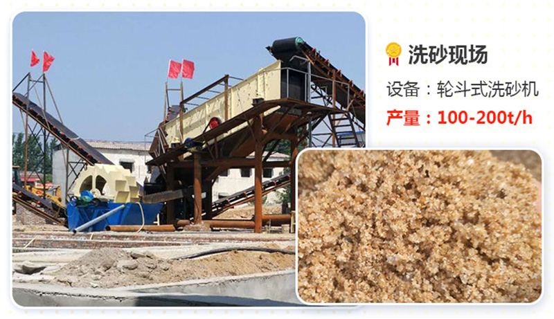 輪式洗砂機(jī)產(chǎn)量高、效果好